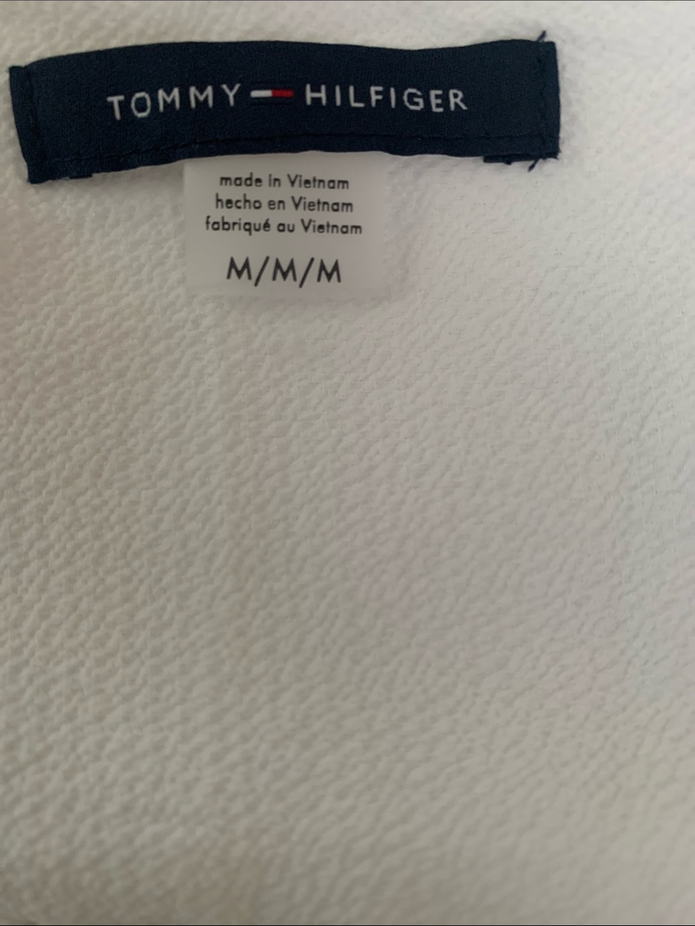 Tommy Hilfiger White Surplice Peplum Blouse - Picture 8 of 9